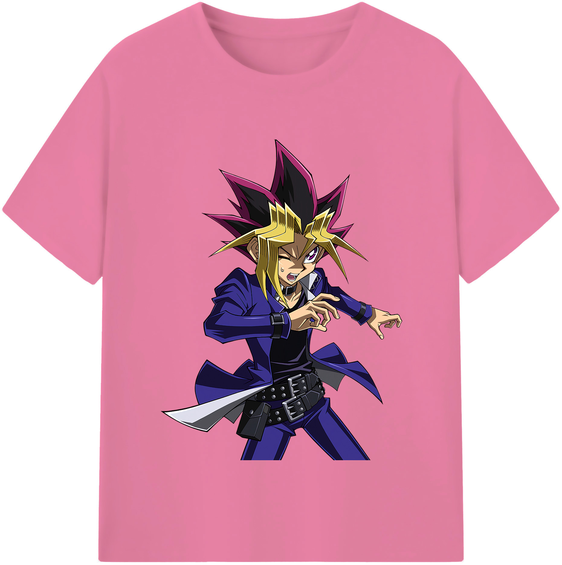 （画像用） 遊☆戯☆王 Yu-Gi-Oh! 綿100％半袖Tシャツ（フロントプリント）
